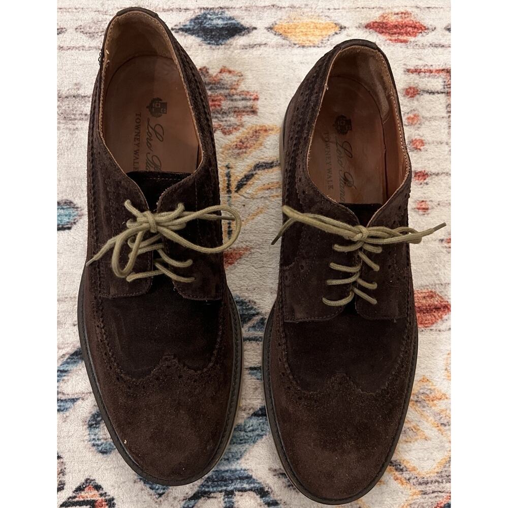 Loro Piana Men’s Suede Towney Walk Loafers Size 44.5 EU 10.5 US